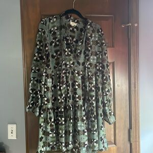 Multi color swing dress